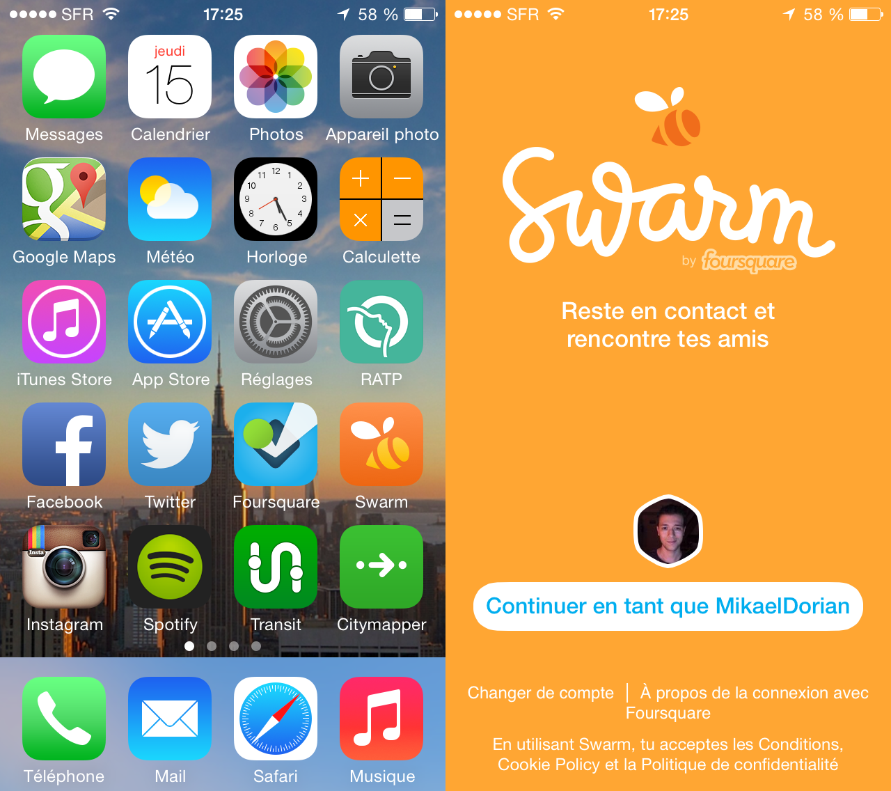 Foursquare выпустила уникальное мобильное приложение Swarm