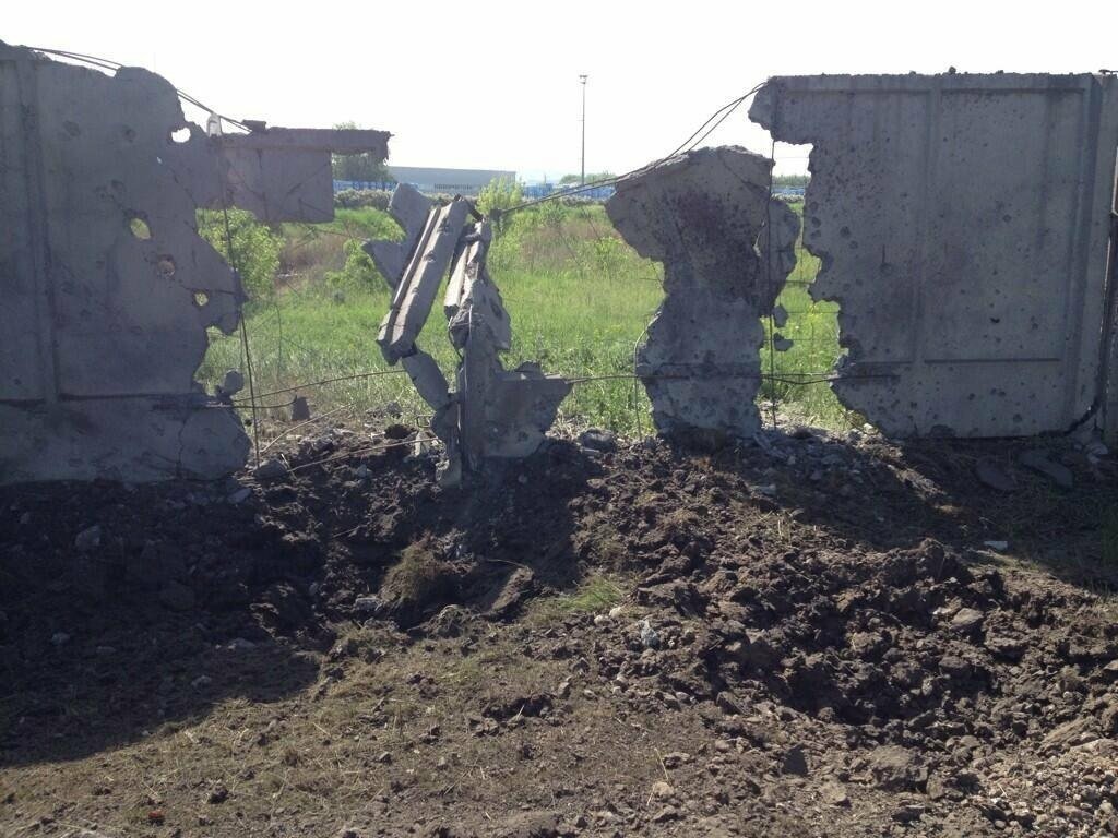 Славянск вновь под обстрелом